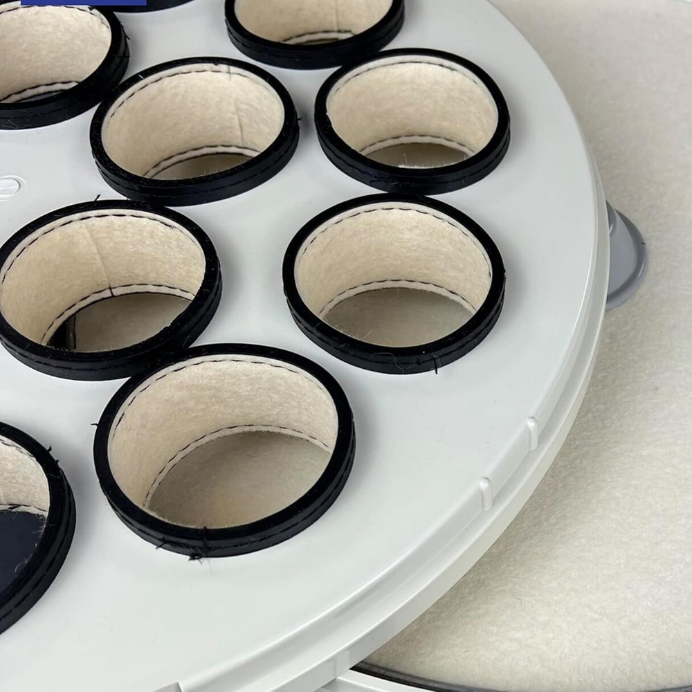 Versatile 16 Laps Pool Ball Cleaner Attachments - Efficient Polishing Rings
