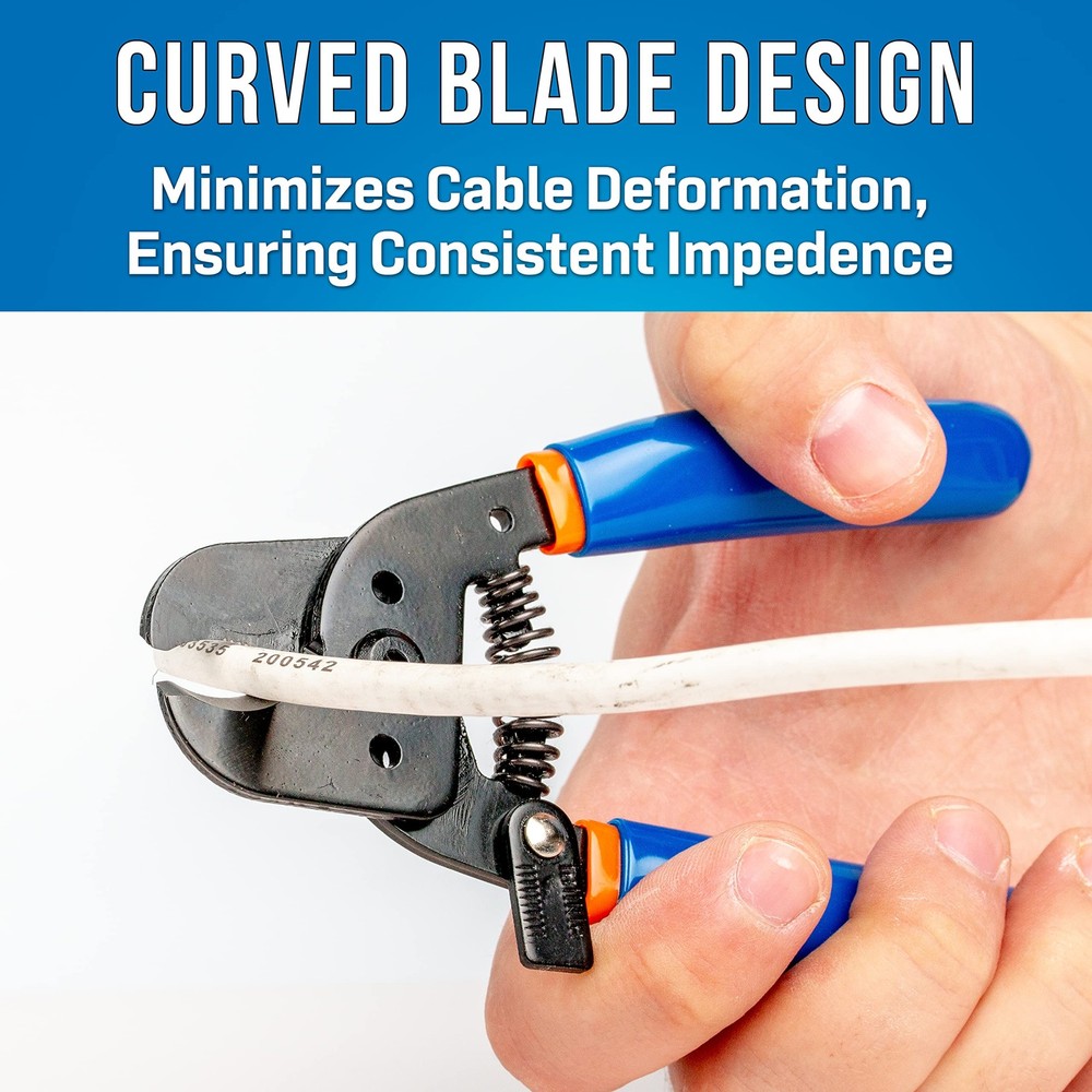 Ultra Sharp Network Cable Cutter With Curved Blades For Precision Cutting