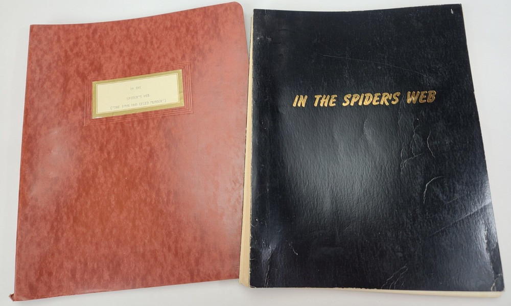 IN THE SPIDER'S WEB / Tom McGowan 1970's Unproduced Screenplay