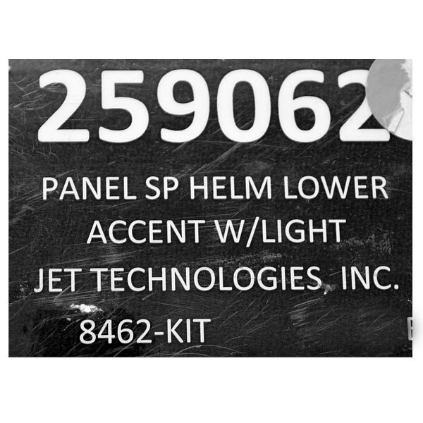 Sanpan Boat SP Helm Lower Panel 259062 | Jet Technologies 8462-KIT
