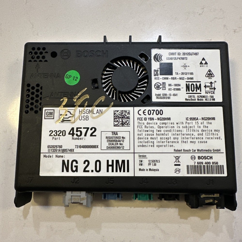 2014-2015 GM HUMAN MACHINE INTERFACE HMI MODULE OEM *UNLOCK EXTRA FEE* 23204572