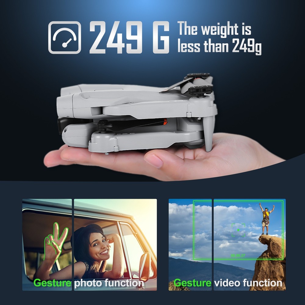 Drone 2K Electric Adjustment Camera Infrared Obstacle Avoidance Gesture Control