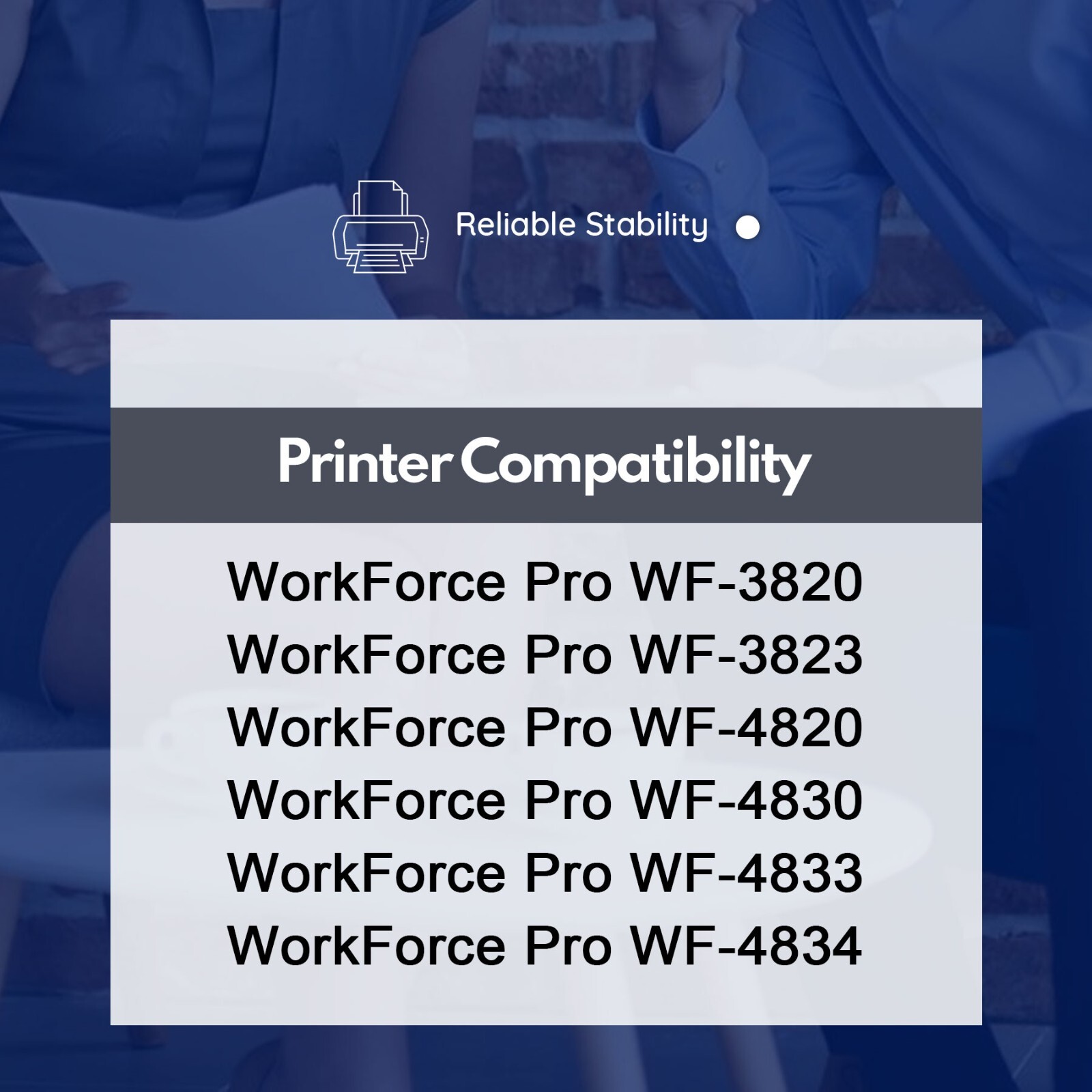 5PK 822XL T822XL Ink Cartridge For Epson WorkForce Pro WF-3820 WF-4820 WF-4833