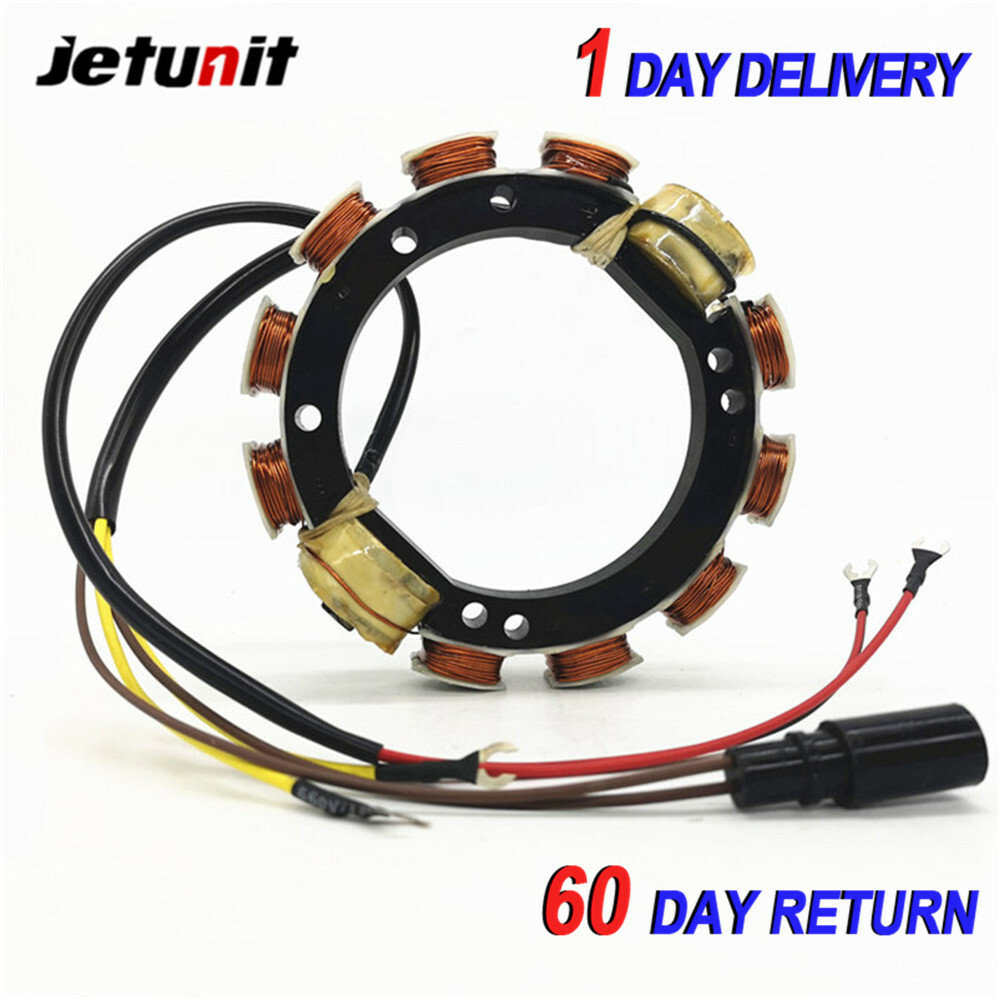For Johnson Evinrude Outboard Stator 763769 1988-2001 120-140HP Loop Charged