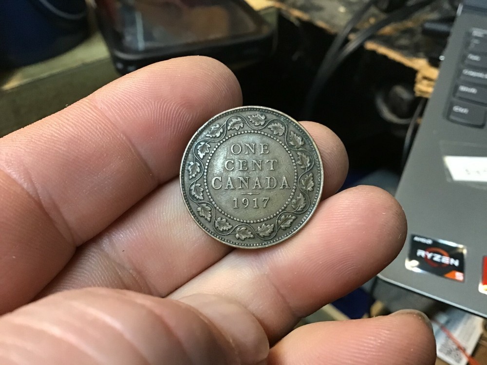1917 Canada Large Cent, 1 Coin