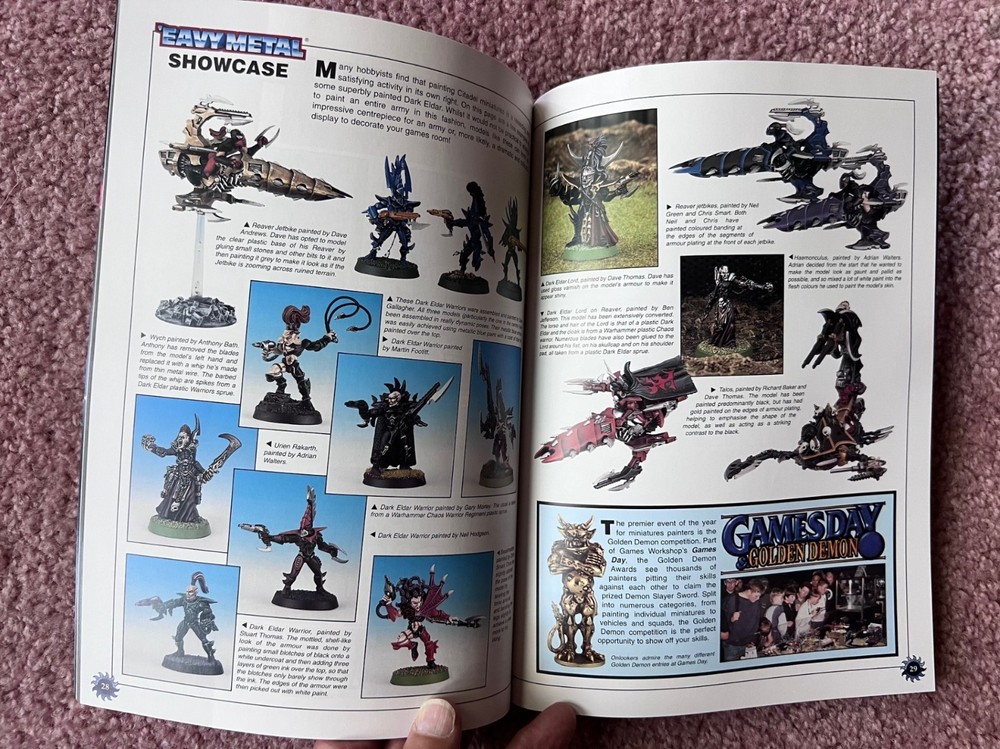 Codex Dark Eldar 2nd Edition for Warhammer 40K 3rd Edition Games Workshop 2002