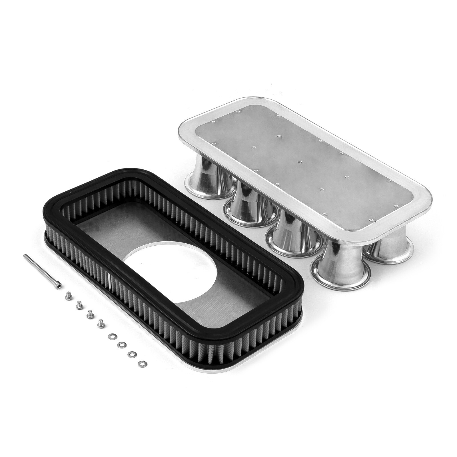 Special Edition Aluminum Air Cleaner W/ Element Stack Downdraft Look