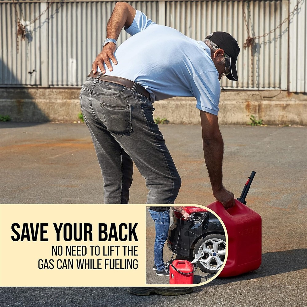 Deway Automatic Battery-Powered Transfer Pump with User-Controlled Nozzle