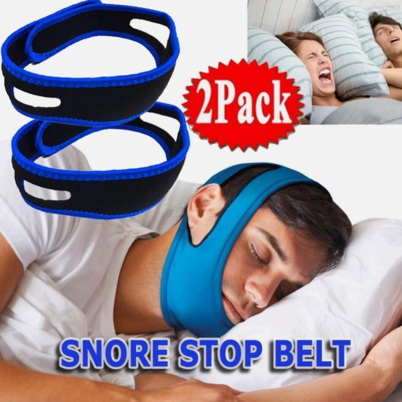 2 Pack Anti-Snore Chin Strap For Snoring & Sleep Apnea Support Solution