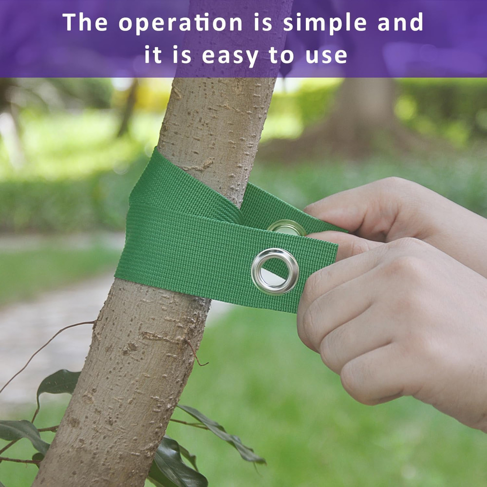 Tree Straps for Staking, 8 PCS Tree Support Straps for Newly Planted Saplings