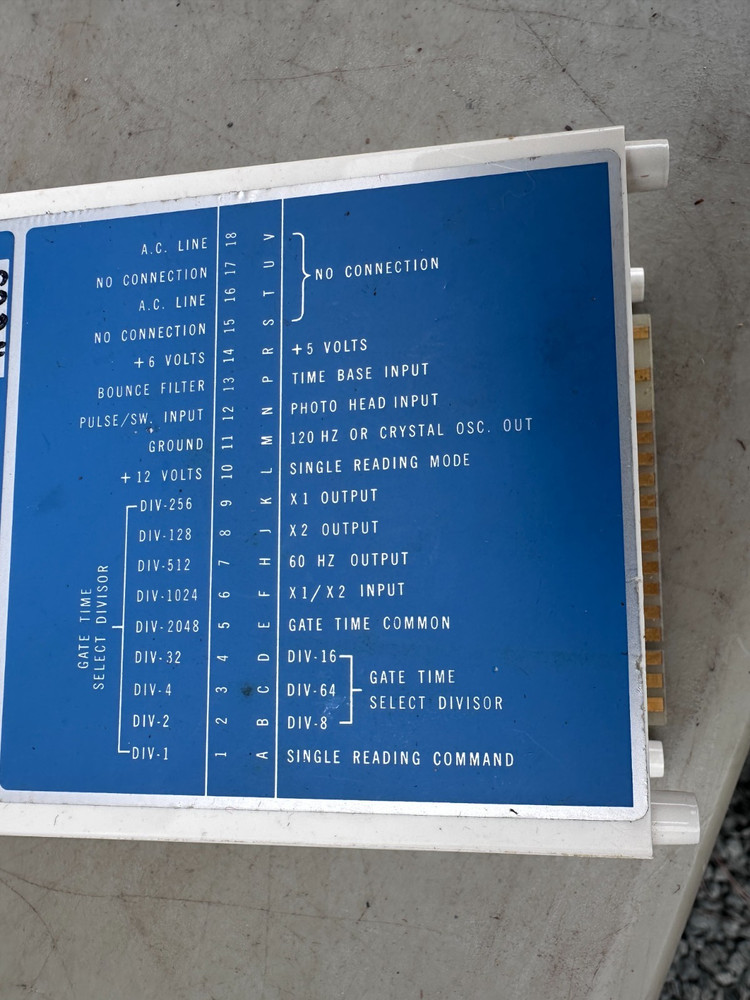 VEEDER-ROOT 7970 Rate Indicator