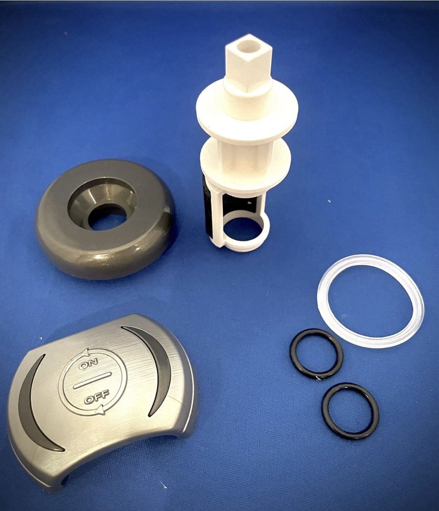 Maax Spas Open/Close Small Valve 5 Spoke Handle Graphite -suggested Replacement
