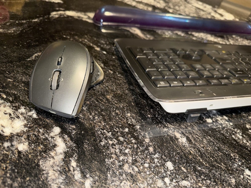 Logitech K800 wireless keyboard and mouse