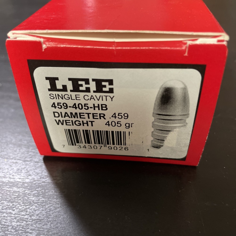 Lee Single Cavity 459-405-HB Bullet Mold