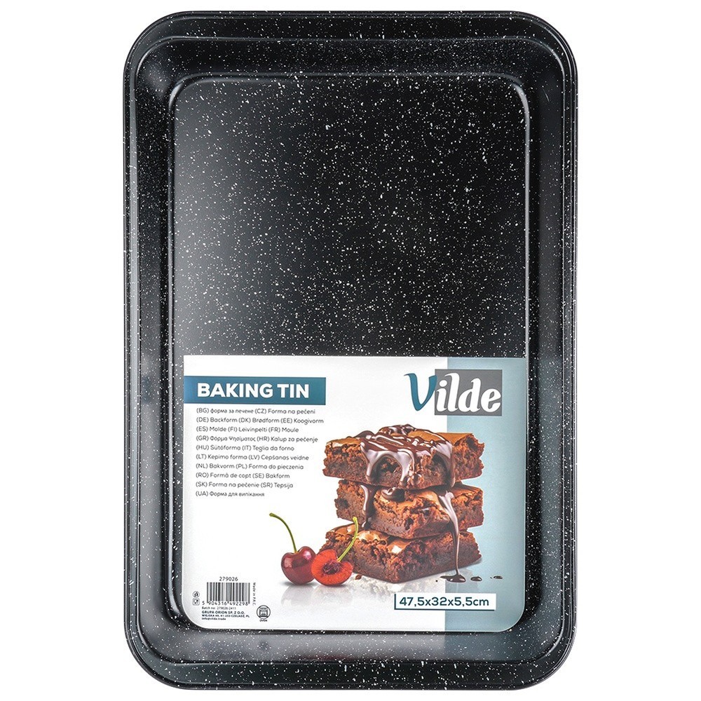 Baking tray, oven tray, cake tray, baking pan with granite coating,...