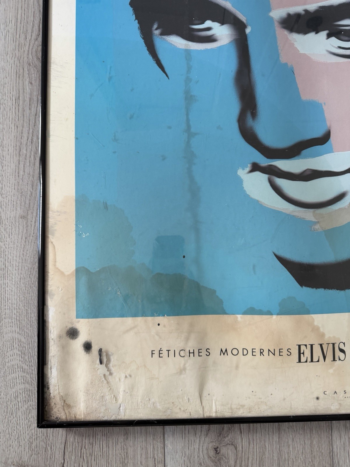 Michel Saulnier “Elvis Presley” 1988 Fétiches Modernes Pop Art Poster France