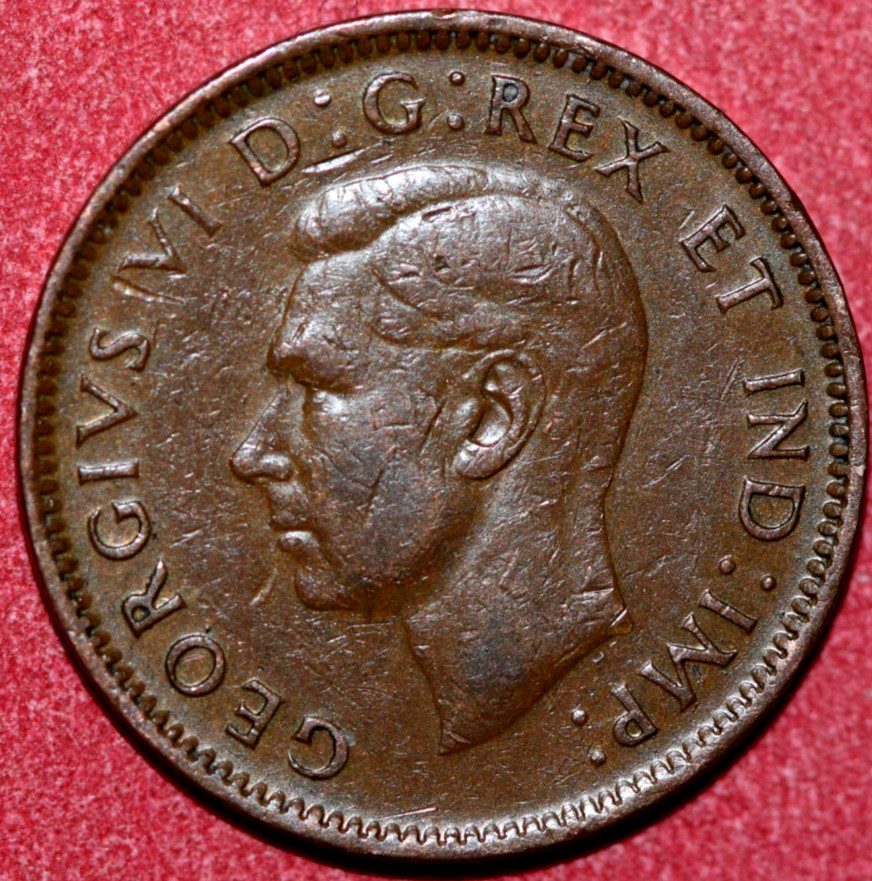 Canada 1945 Cent King George VI 19mm