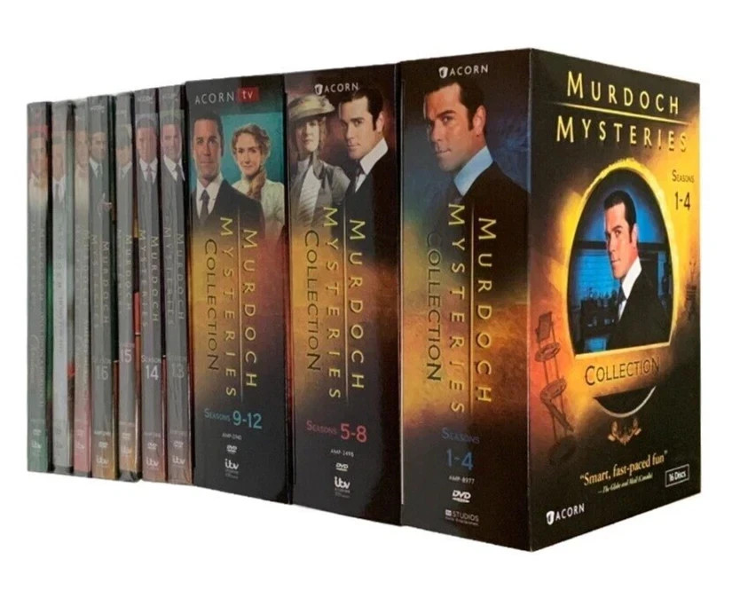 Murdoch Mysteries: Complete TV Series Seasons 1-18+3Moive (DVD 81-Disc Set)..