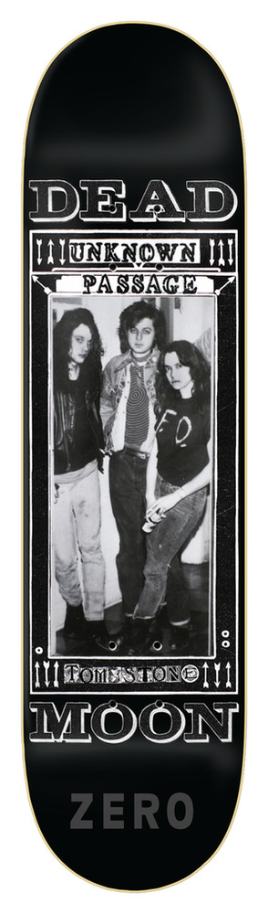ZERO x Dead Moon Unknown Passage 8.5 Skateboard Deck