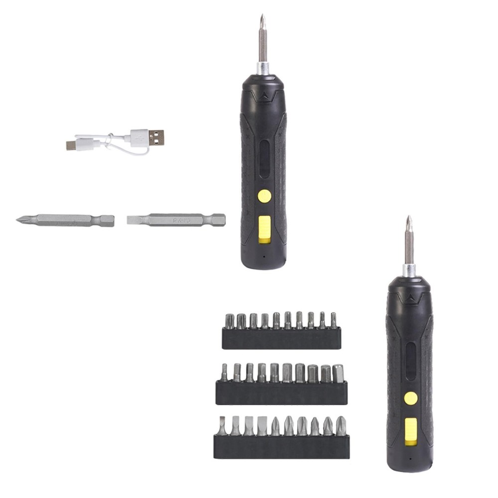 Small 7.8V Cordless Screwdriver Rechargeable Multifunctional Hex Chuck Button