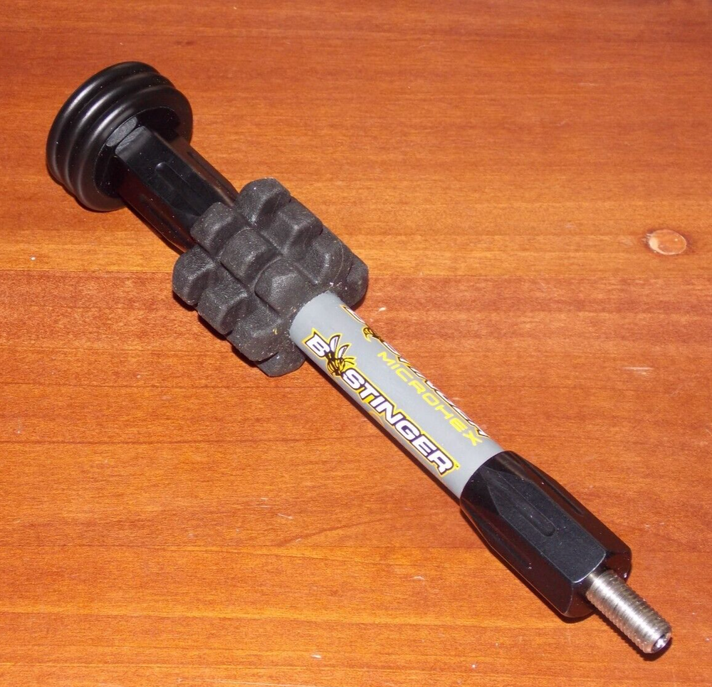 Bee Stinger MicroHex 6" Stabilizer in Grey Finish- B Stinger