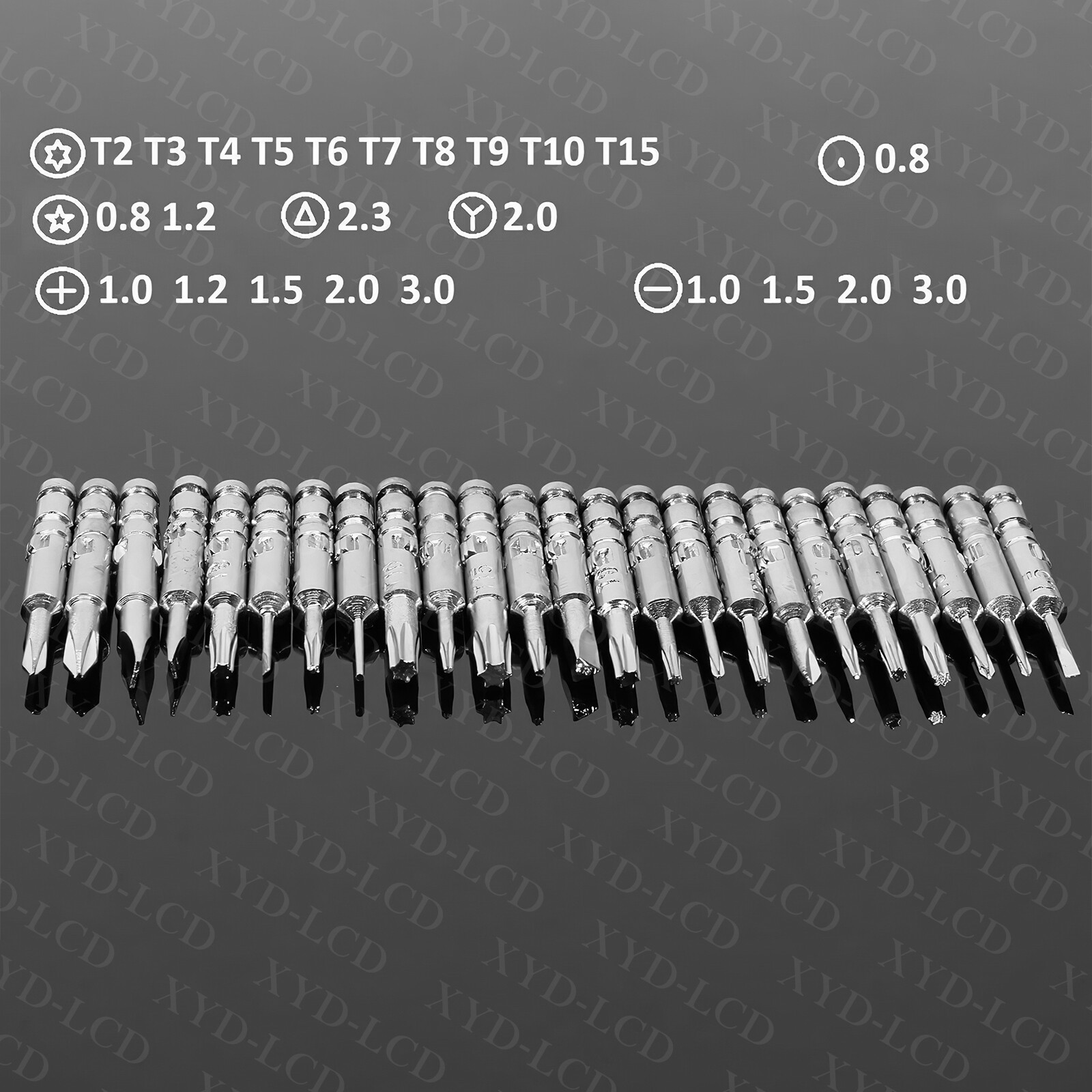 25 in1 Precision Screwdriver Set Computer Repair Torx Tool Kit Laptop Smartphone