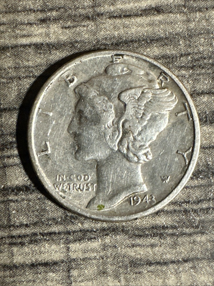 1943 Mercury Silver Dime *90% Silver*Nice Example*