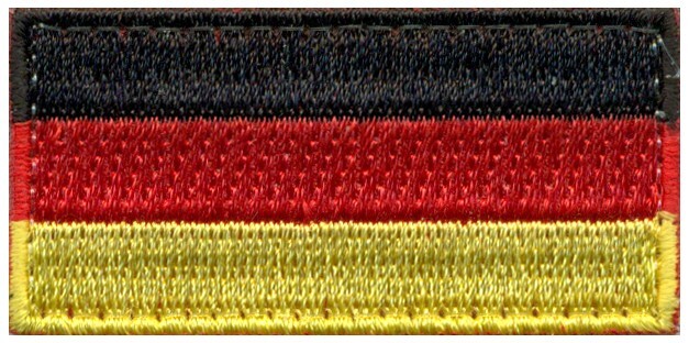 GERMANY FLAG PENCIL POCKET PATCH