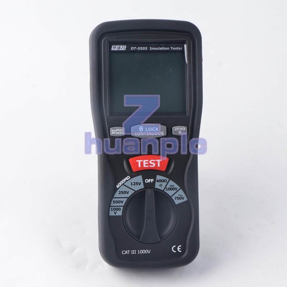 ONE NEW CEM DT-5505 Insulation Testers Large Dual Display with Backlight