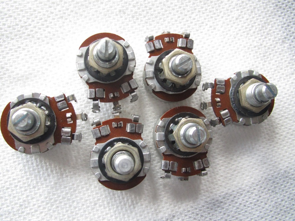 VINTAGE  "ONE" CENTRALAB  100K LINEAR POTENTIOMETER.