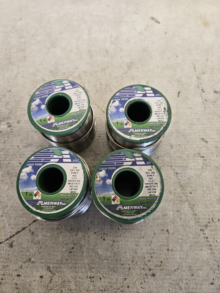 Amerway Solid Wire Solder SPL#27 4 Lbs