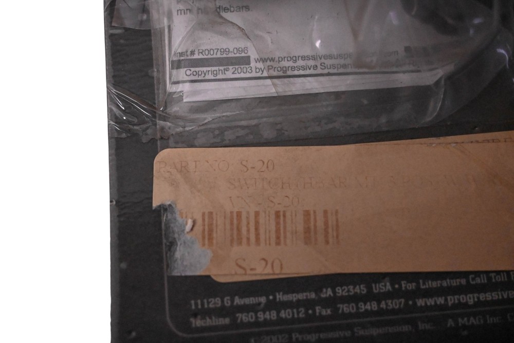 Progressive Suspension S-20 3 Position Universal Toggle Switch Kit NOS