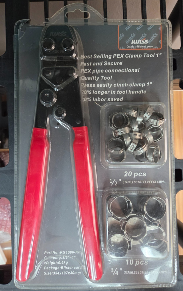 PEX Clamp Tool 1"