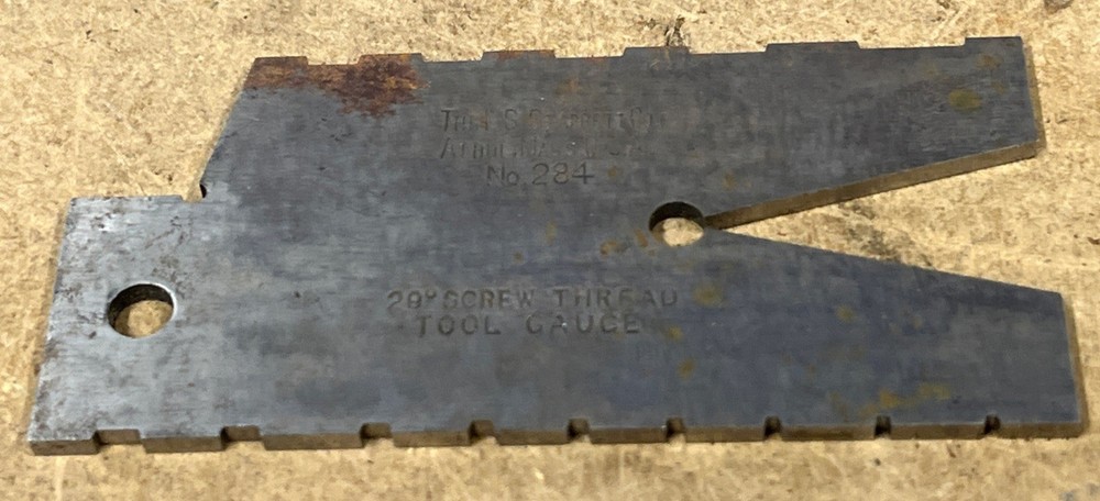 Starrett No. 284 Screw Thread Tool Gauge