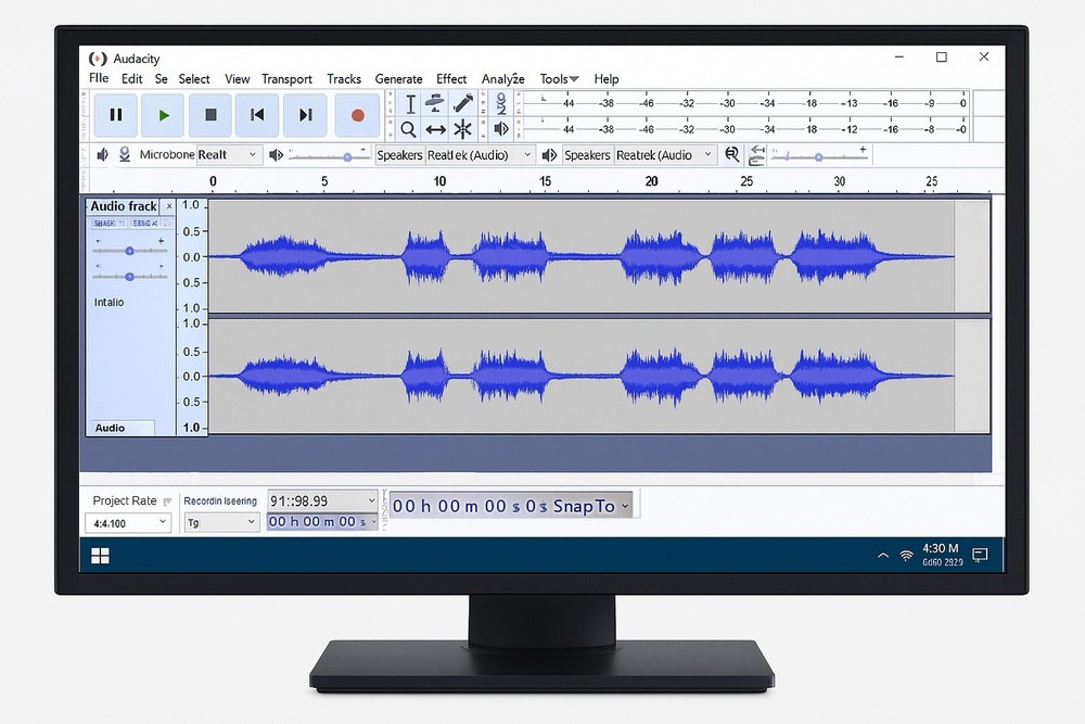 Audacity Pro 3 Audio Music Studio + Muse Hub + 100 VST - Windows Mac Linux-CD