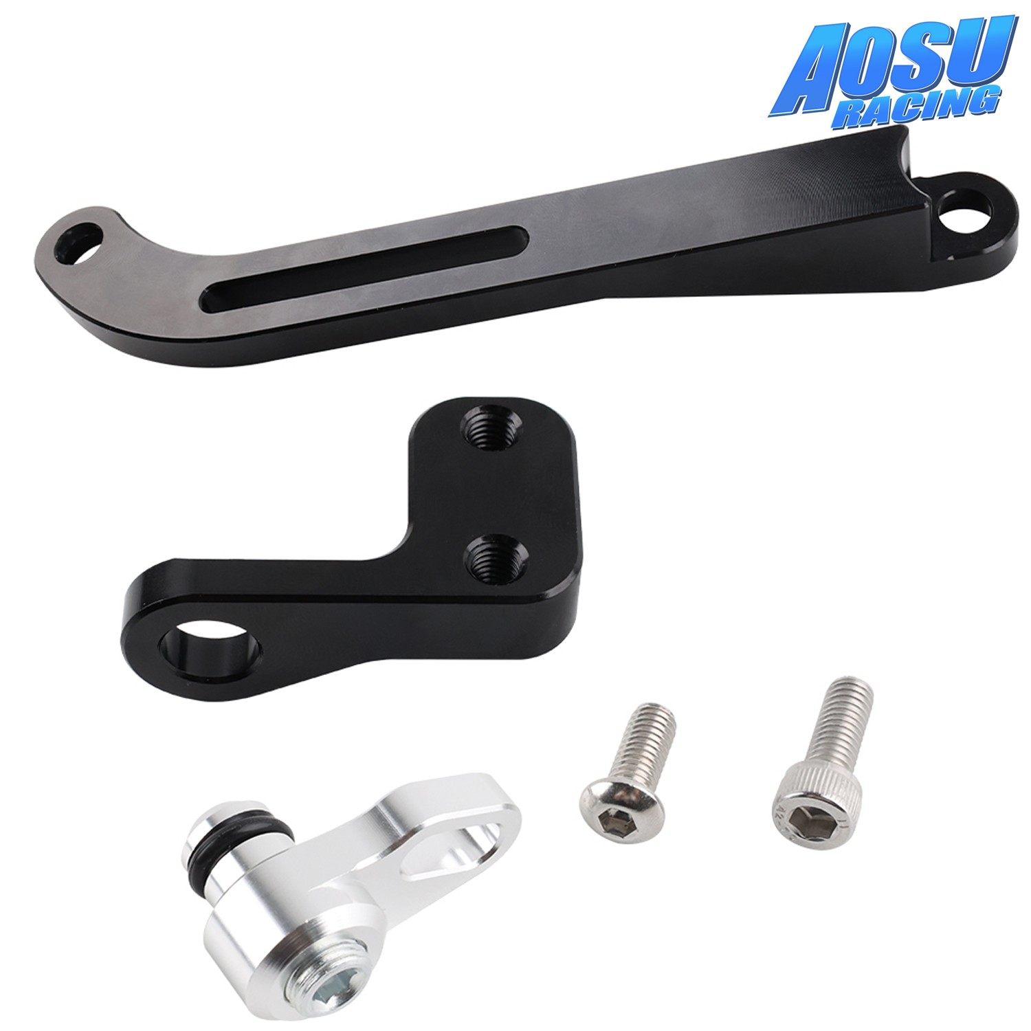 Black Billet LSA Throttle Cable Bracket For Lokar Throttle Cable New