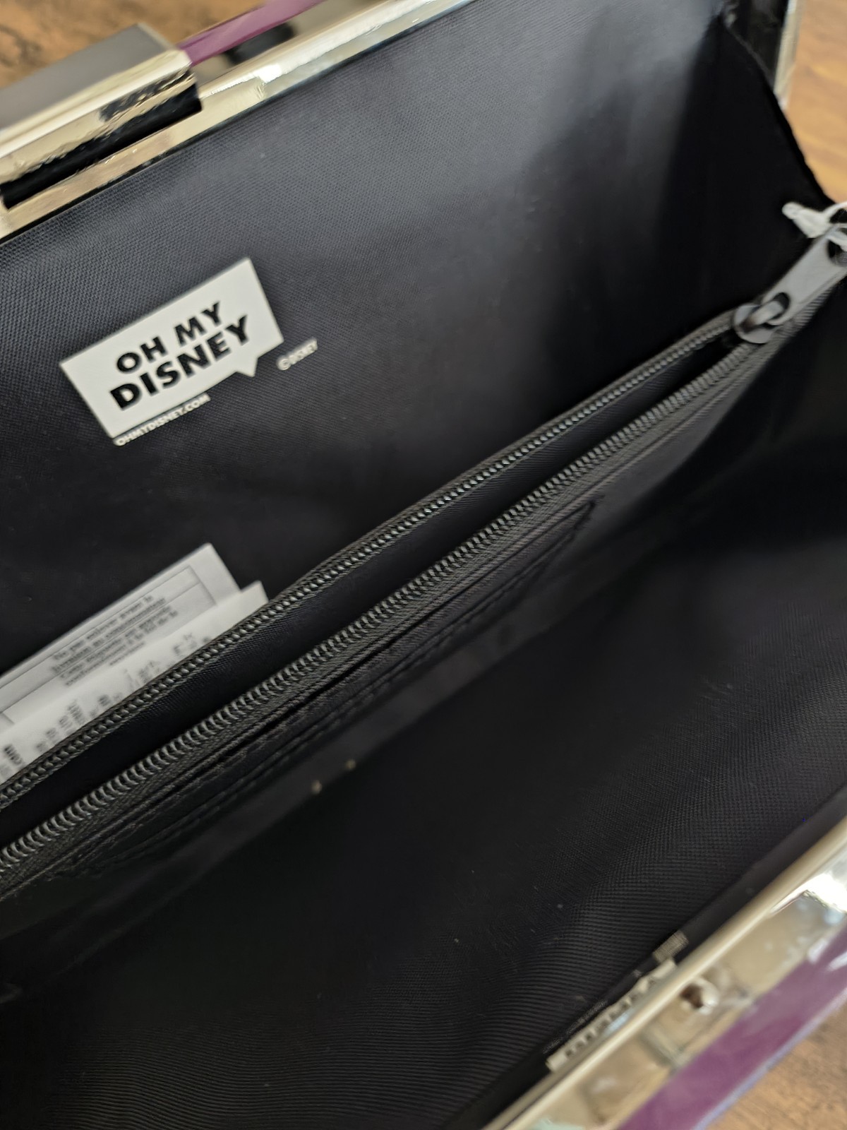 Oh My Disney Beauty and the Beast VHS Retro 90's style Clutch Handbag Purse New