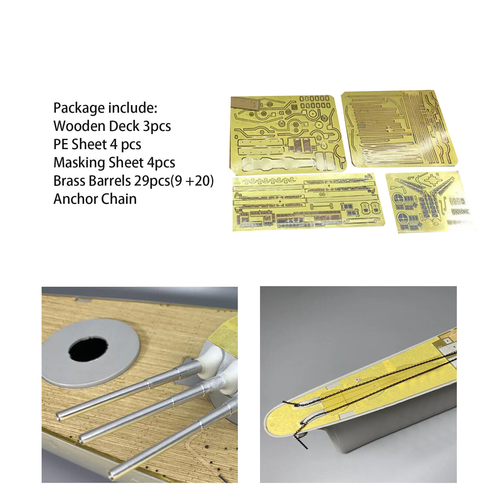 CY20008 Trumpeter1/200 USS Missouri Battleship Up Set Upgrade Set for 03705