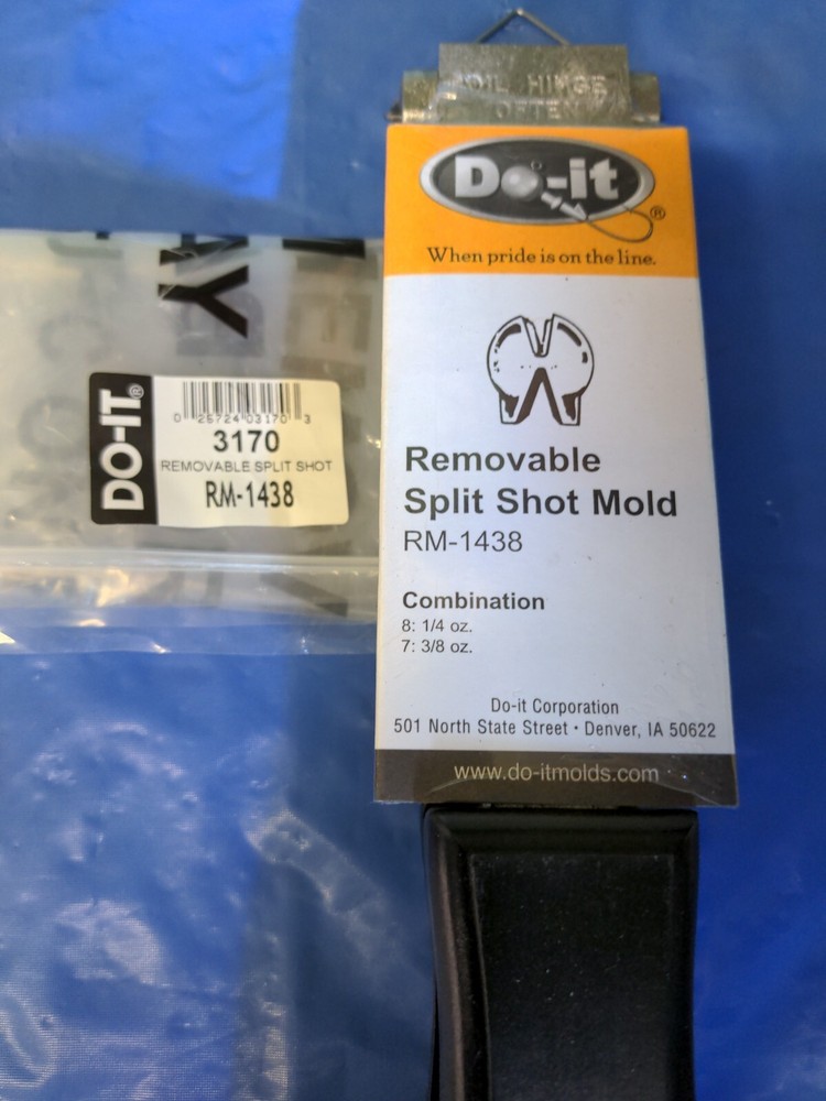 3170 Do-It SPLIT SHOT SINKER MOLD RM-1438