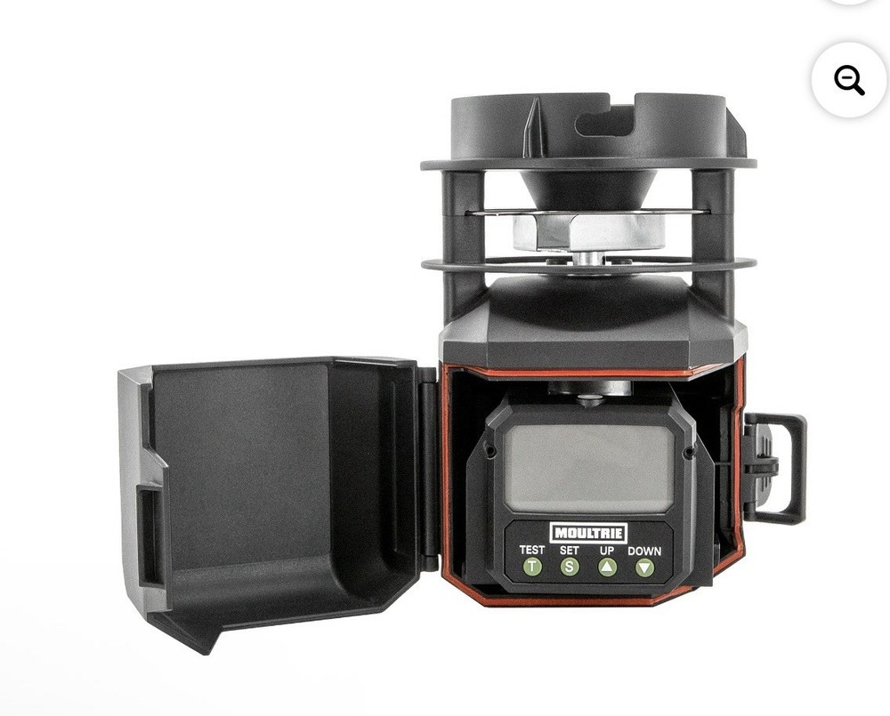Moultrie Pro Hunter III Deer Feeder Kit Quicklock Adapter Bluetooth Connect
