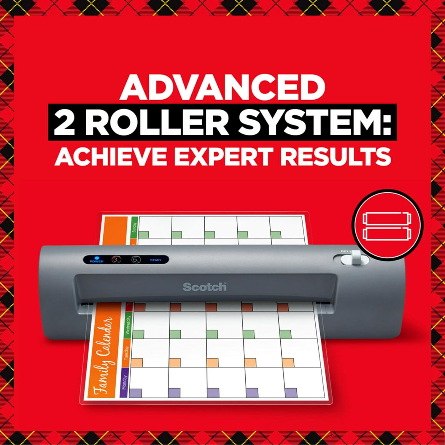 Scotch Thermal Laminator TL901X, 2-Roller System for Home, Office, or School