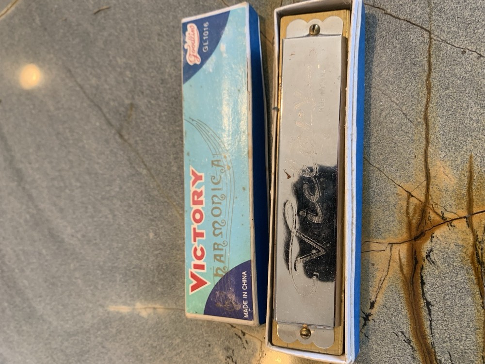 Vintage Victory Harmonica New In Box
