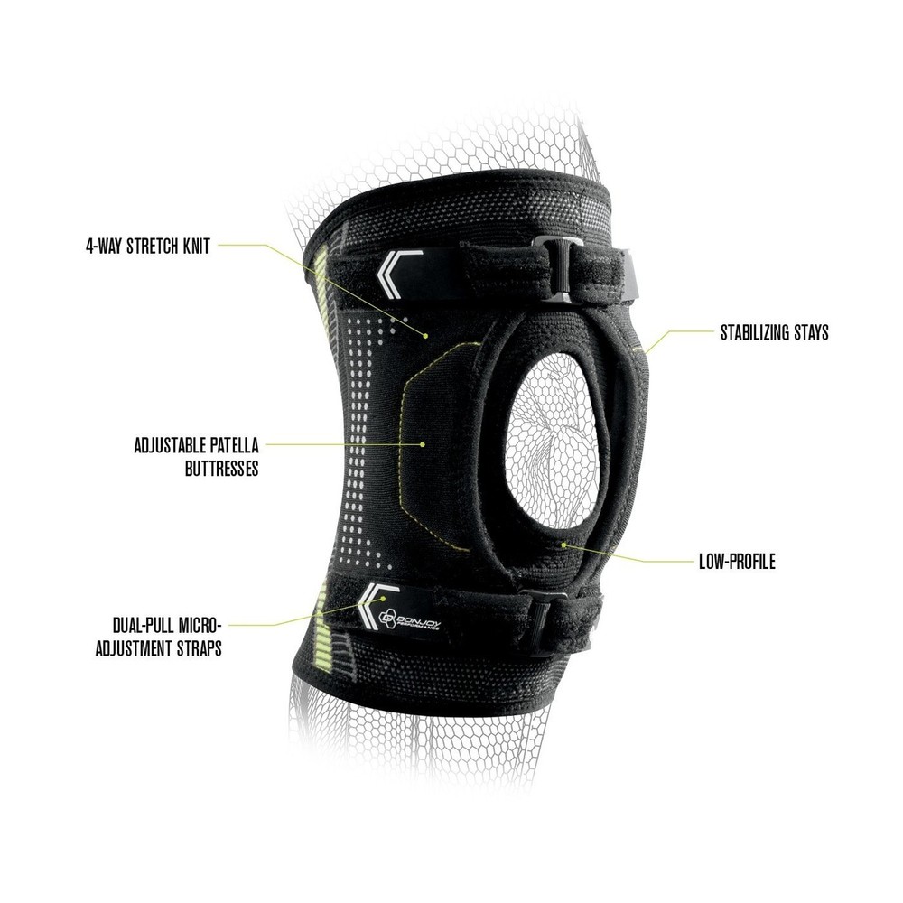 DonJoy Performance Dual-Pull Patella Stabilizer Knee Brace Large