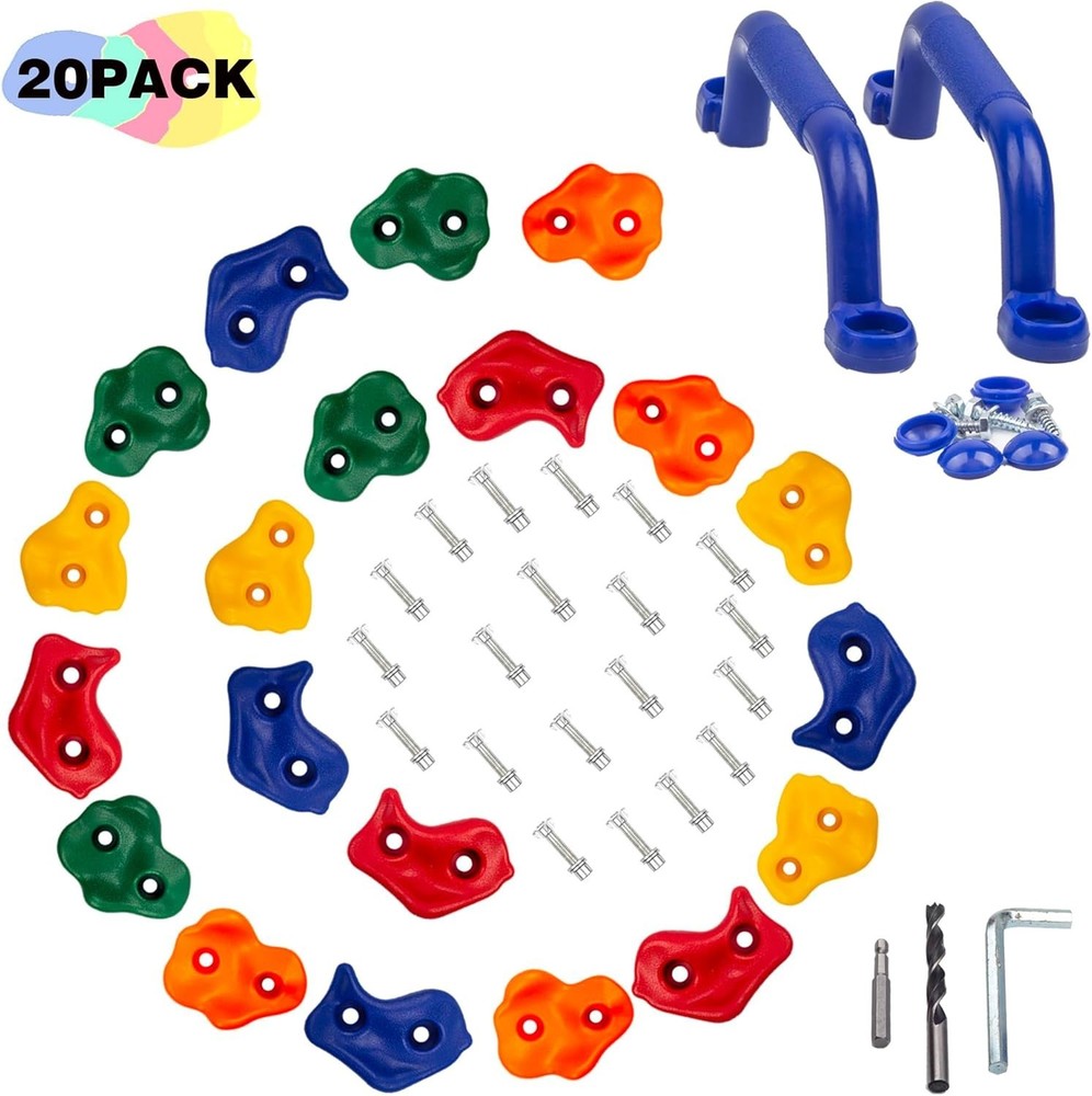 Children's Climbing Holds Set with Handles