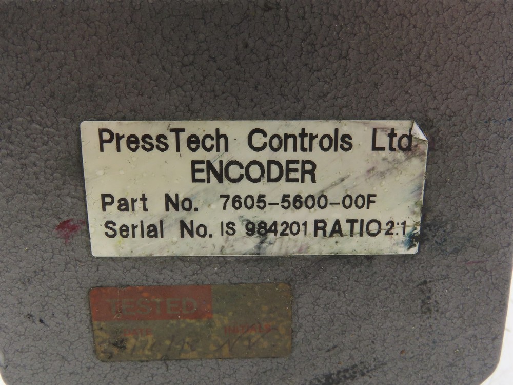 Press Tech Encoder Controls Module Ratio 2:1 Gravure Printing
