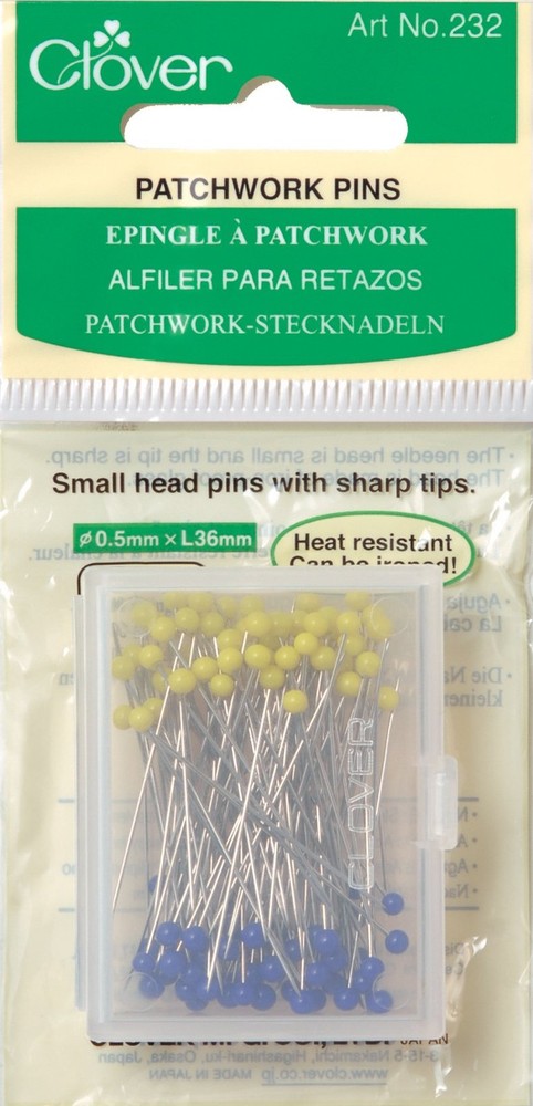 Clover Patchwork Pins, 100 EA Per Pack,Hand Sewing Needles