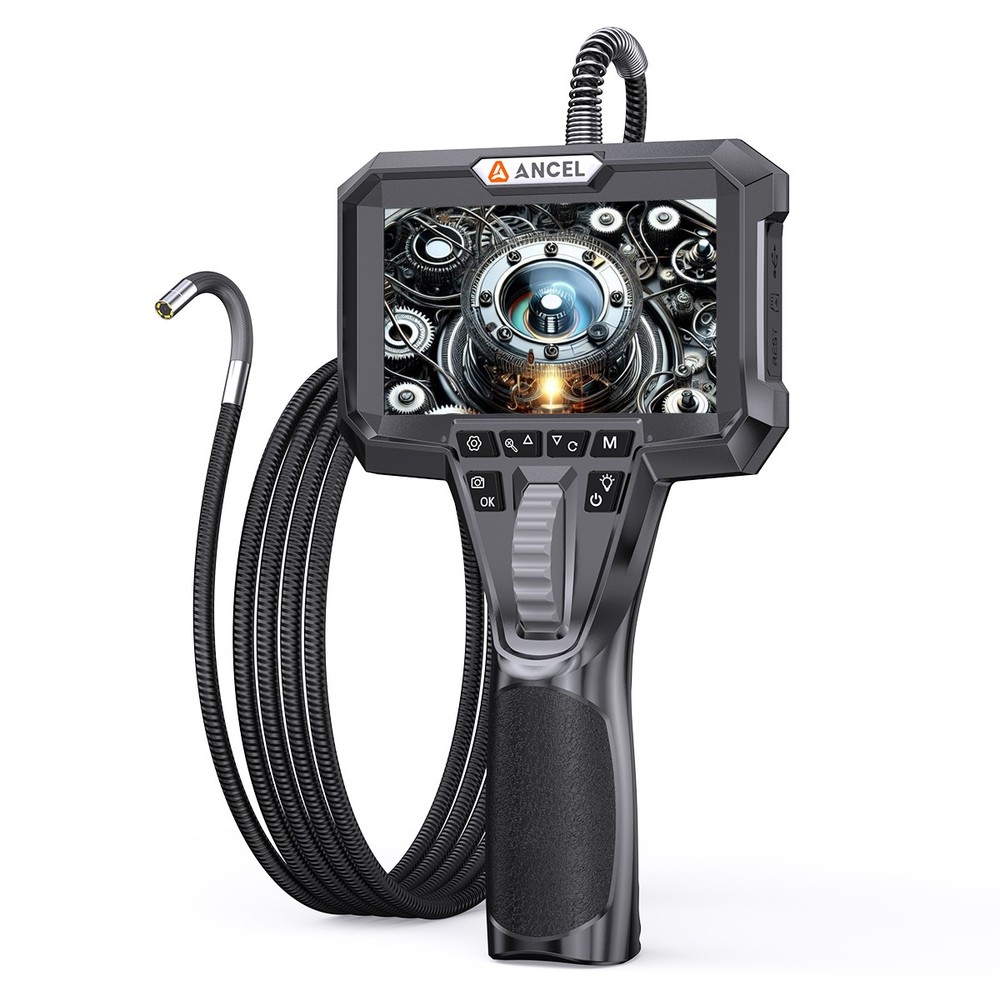 ANCEL AN301 Articulating Endoscope Camera Borescope Support Continuous Recording