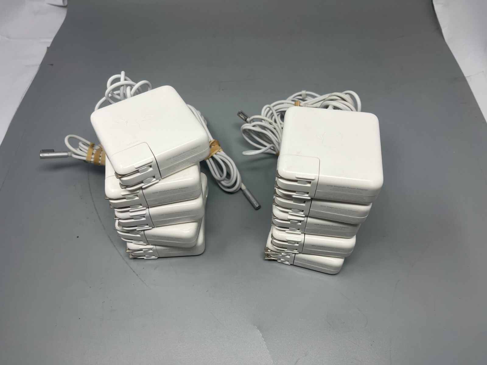 LOT of 10 Genuine Apple MagSafe 1 60W Adapter L-Tip A1344 16.5V 3.65A - Fair