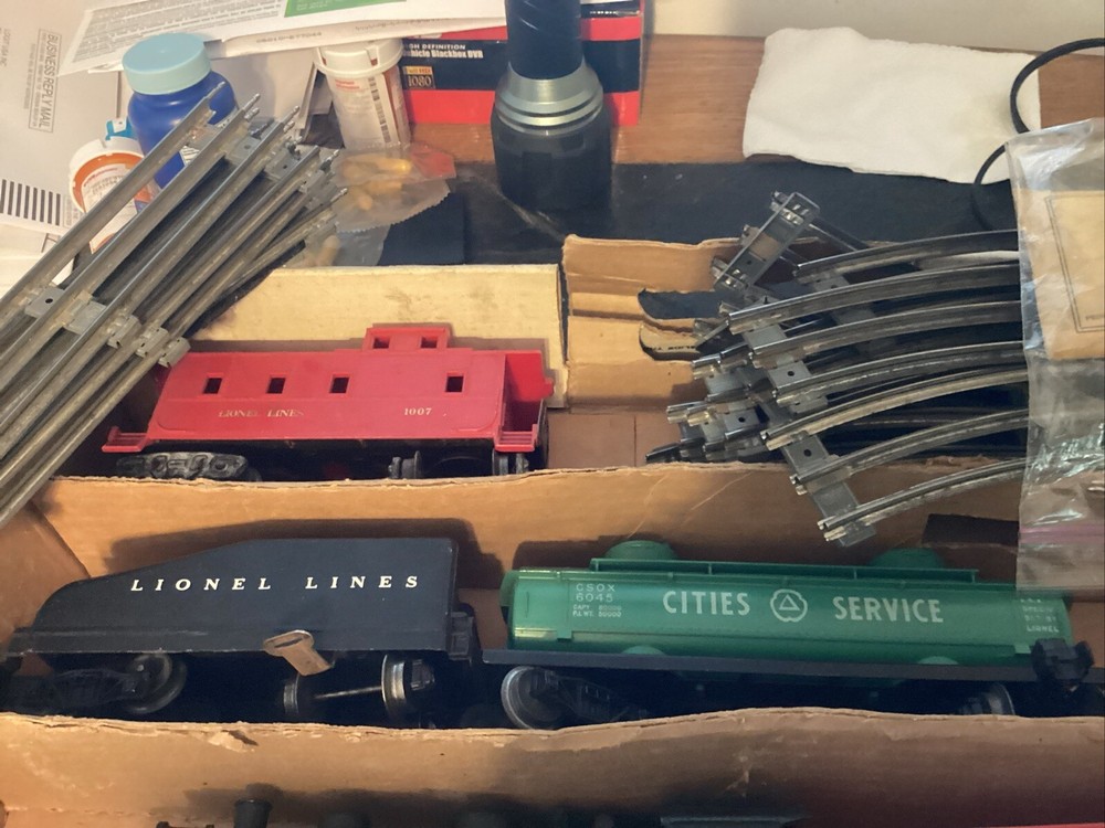 Lionel Train Set Steam Freight No. X-681 Untested; Appears Complete