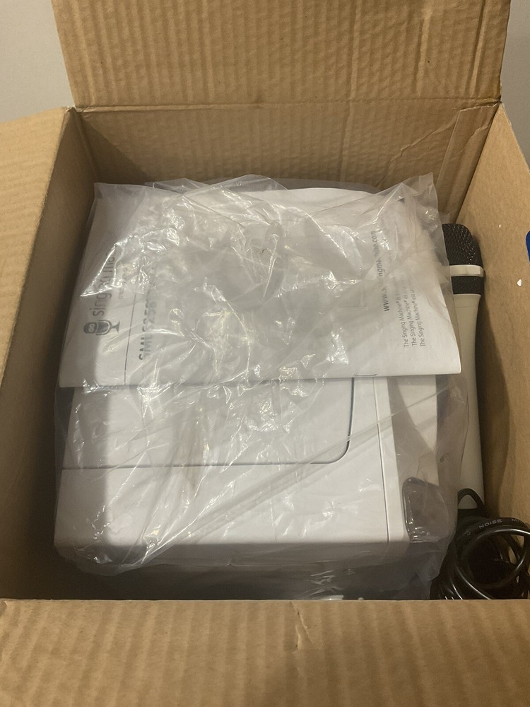 Singing Machine SML625BTW Bluetooth Karaoke System - White